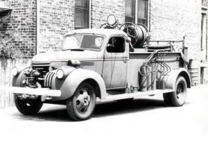 Chevrolet Class 300 Firetruck by Darley 1942 года